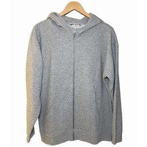 Lululemon Women's Oversized Full-Zip in Heathered Core Ultra Light Grey Size 12